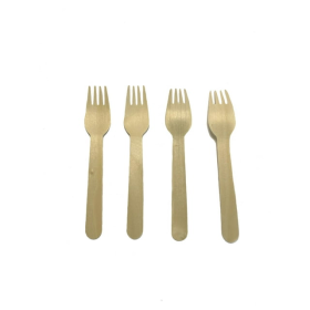 TXV Mart Wooden Disposable Forks, 100pcs, 6in Biodegradable Fork, Compostable Forks, Compostable Cutlery, Wooden Disposable Cutler