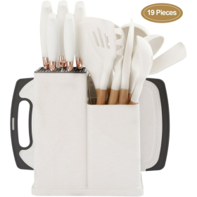 19 Pcs Knife Sets for Kitchen with Block