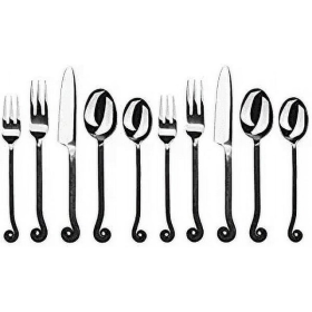 NauticalMart Treble Clef Flatware Set, Service for Persion (2 set)