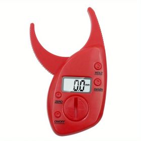 Fat Clip Fat Measuring Instrument Sebum Clamp Sebum Meter Digital Display Fat Measuring Instrument (Color: Red)